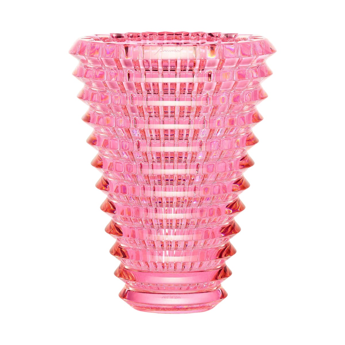 Baccarat Eye Oval Pink Vase S