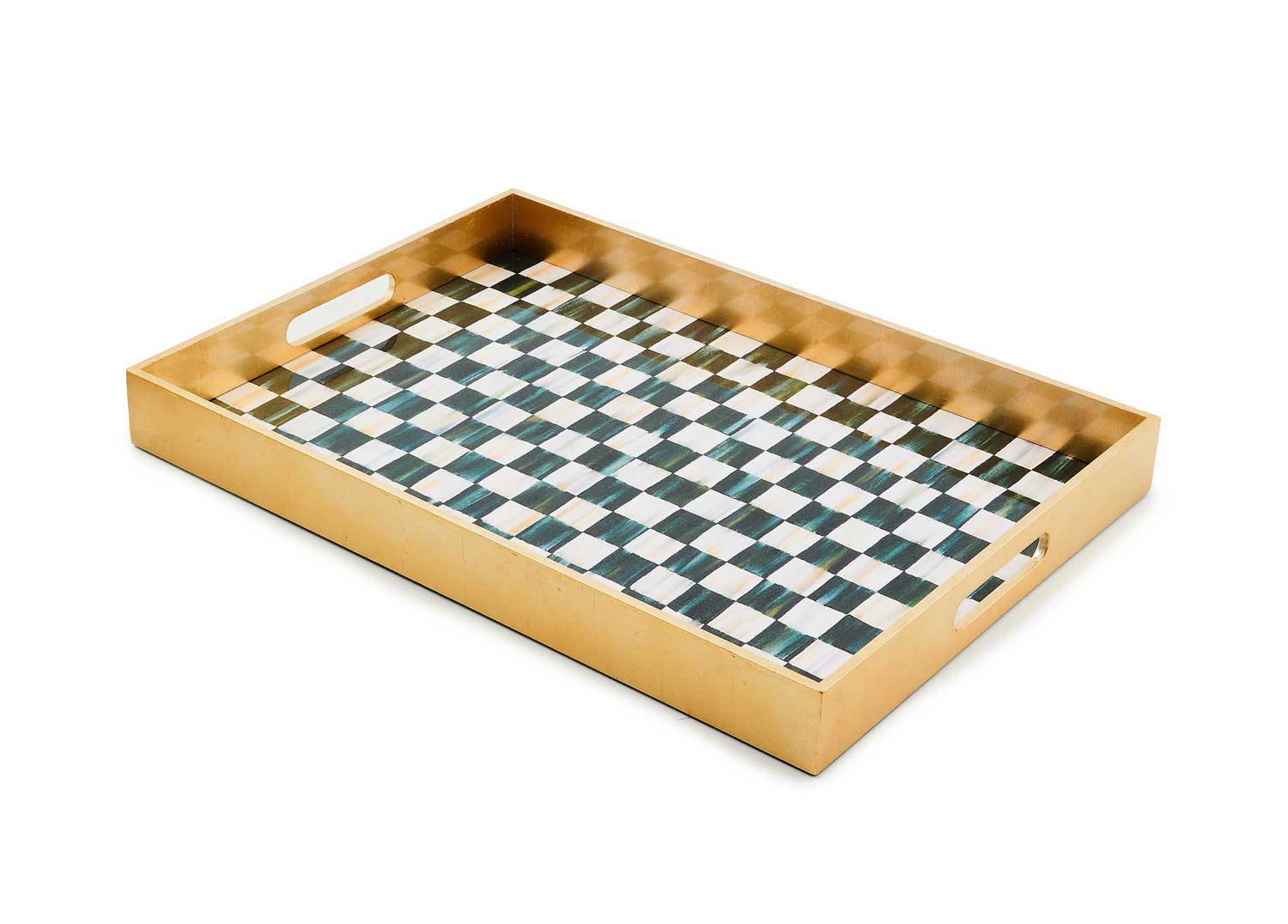 MacKenzie-Childs Courtly Check Lacquer Tray