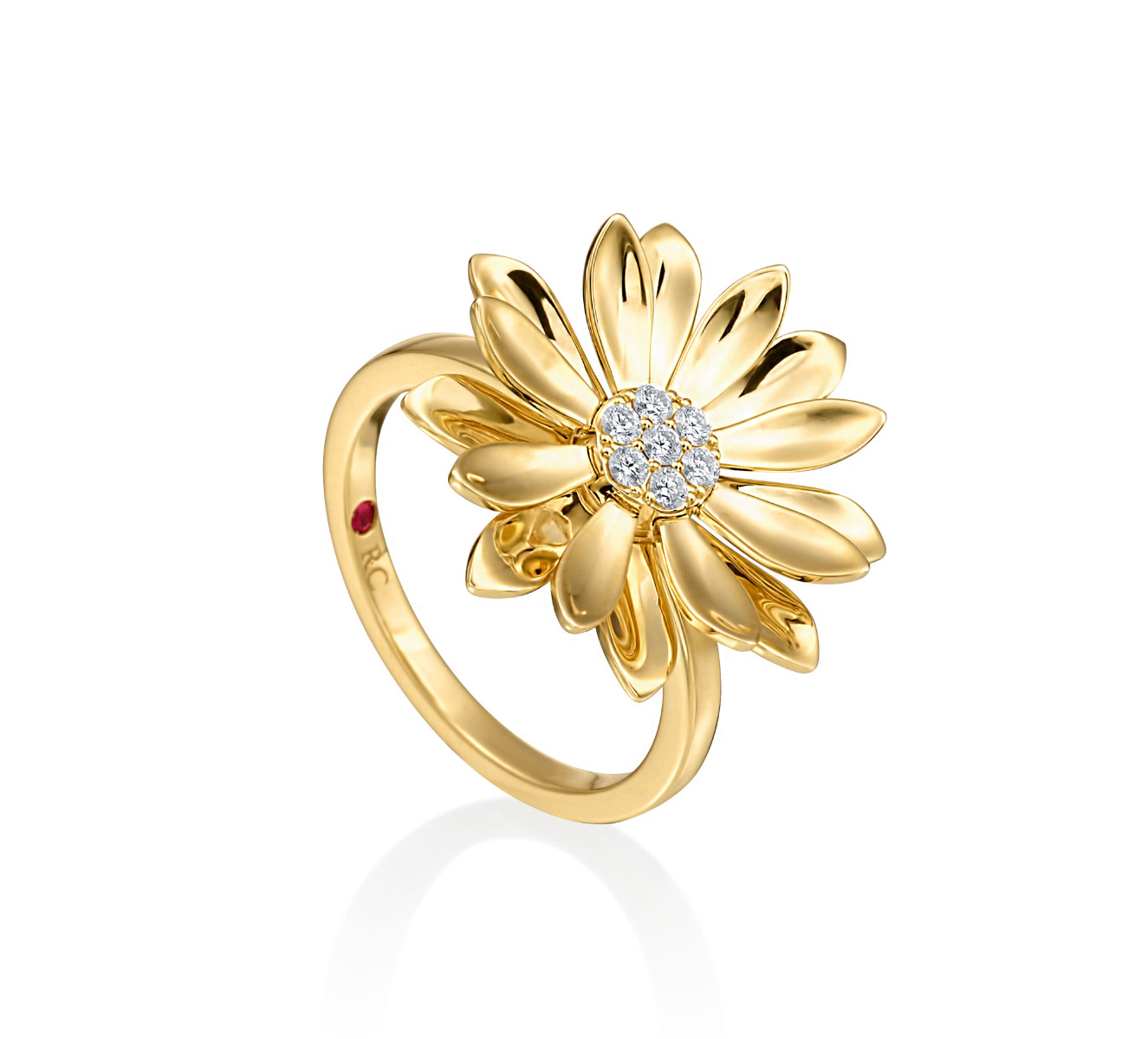 18kt Gold Diamond Margherita Ring