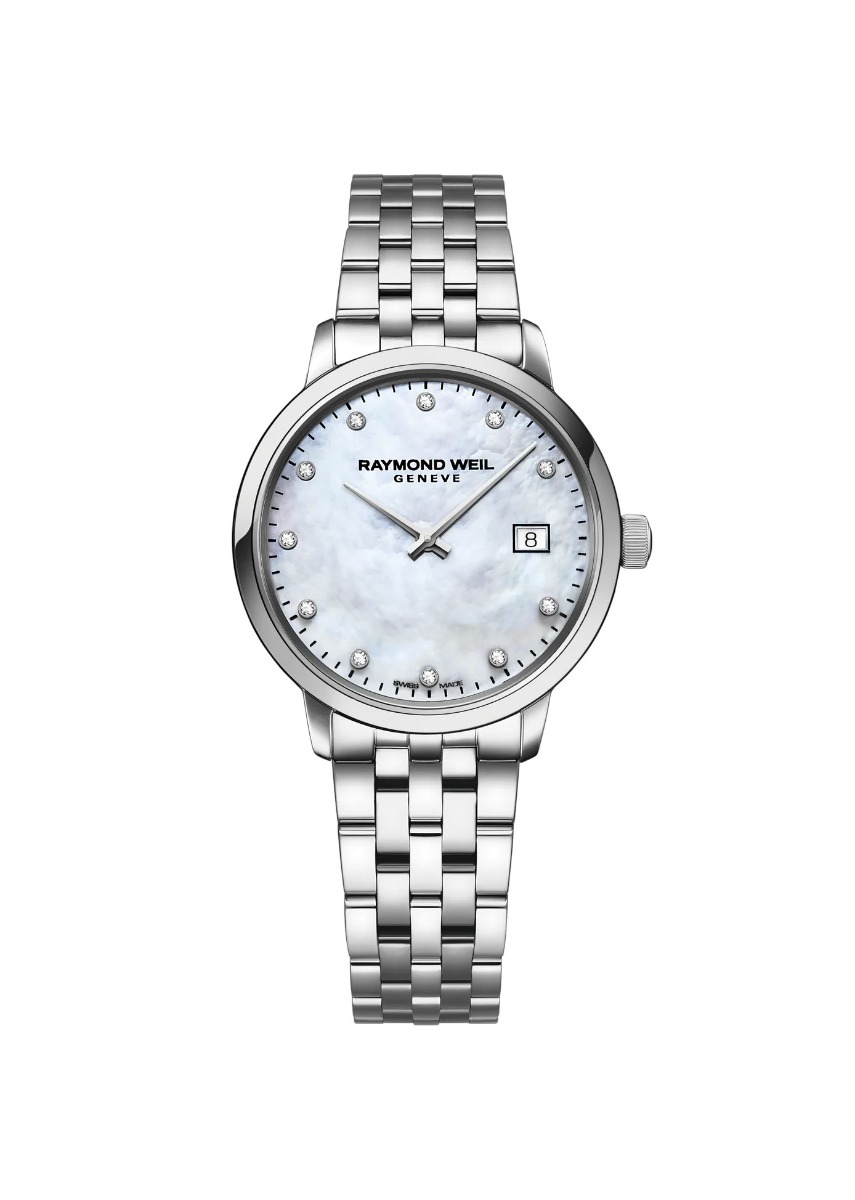 Raymond Weil Toccata Ladies White Mother-of-Pearl Diamond Quartz Watch
