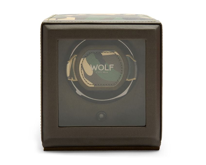 Wolf 1834 Elements Earth Single Cub Watch Winder