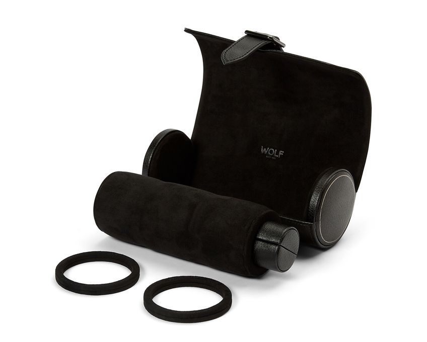British Racing Black Triple Watch Roll