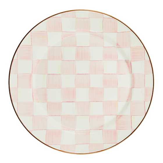 MacKenzie-Childs Rosy Check Charger/Plate