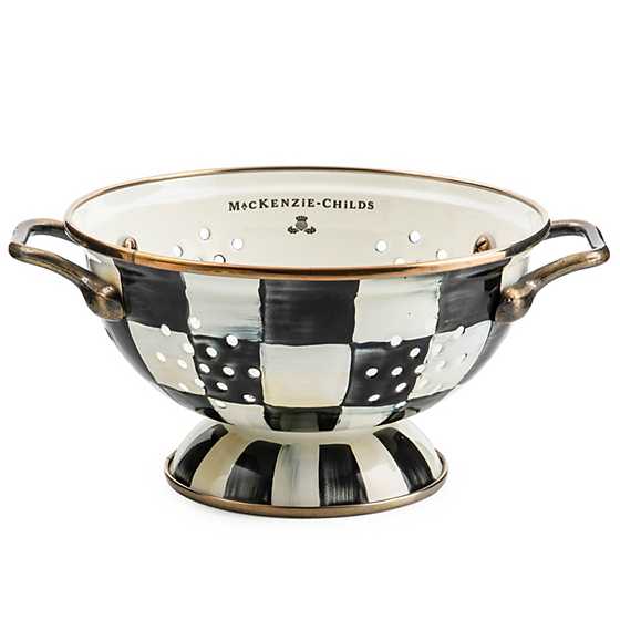MacKenzie-Childs Courtly Check Small Colander