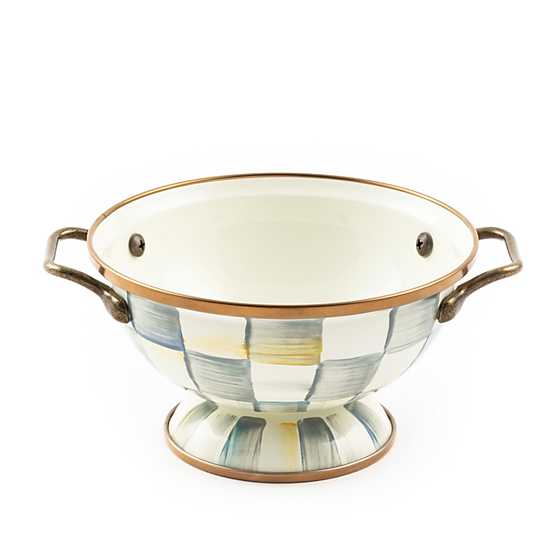 MacKenzie-Childs Sterling Check Simply Anything Bowl
