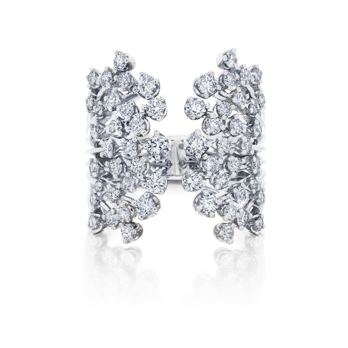 Diamond Açaí Ring in 18kt White Gold