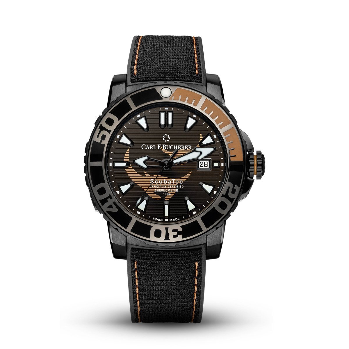 Carl F. Bucherer "Patravi" ScubaTec Black Manta Special Edition Watch