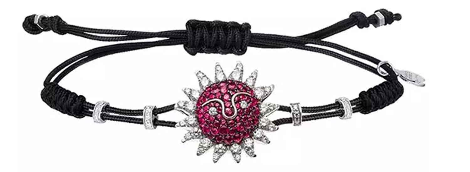 Pippo Perez Diamond & Ruby Sun Bracelet