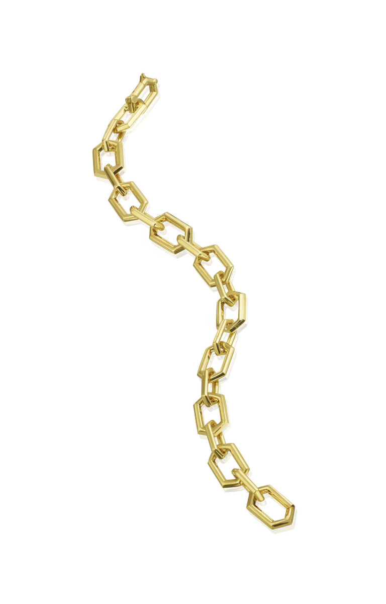 "B" Collection 18kt Yellow Gold Bracelet