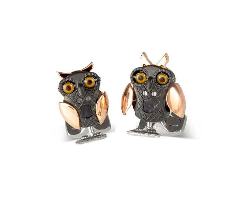 Moving Owl Cufflinks