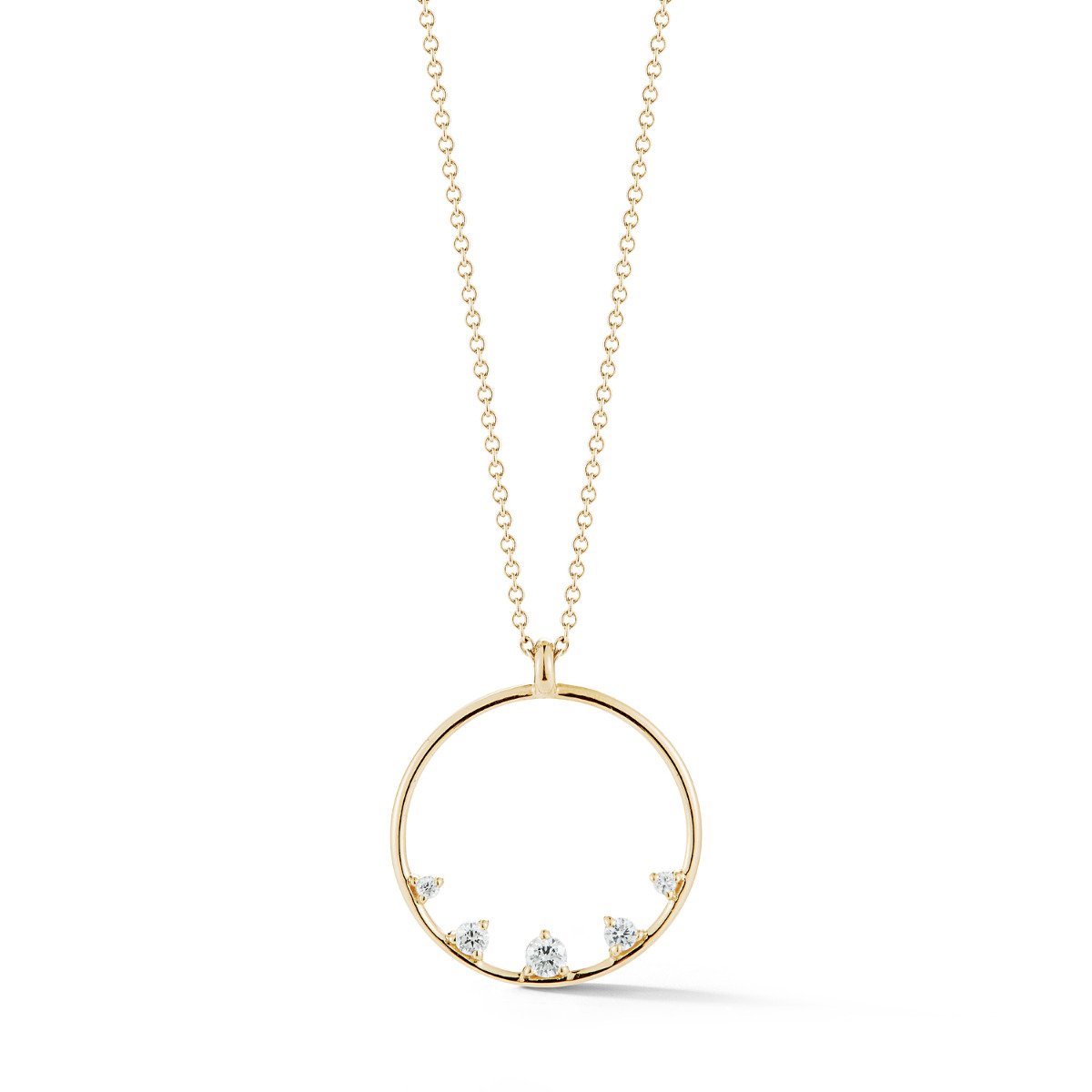 Barbela Design Diamond Venetian 14kt Yellow Gold Necklace 