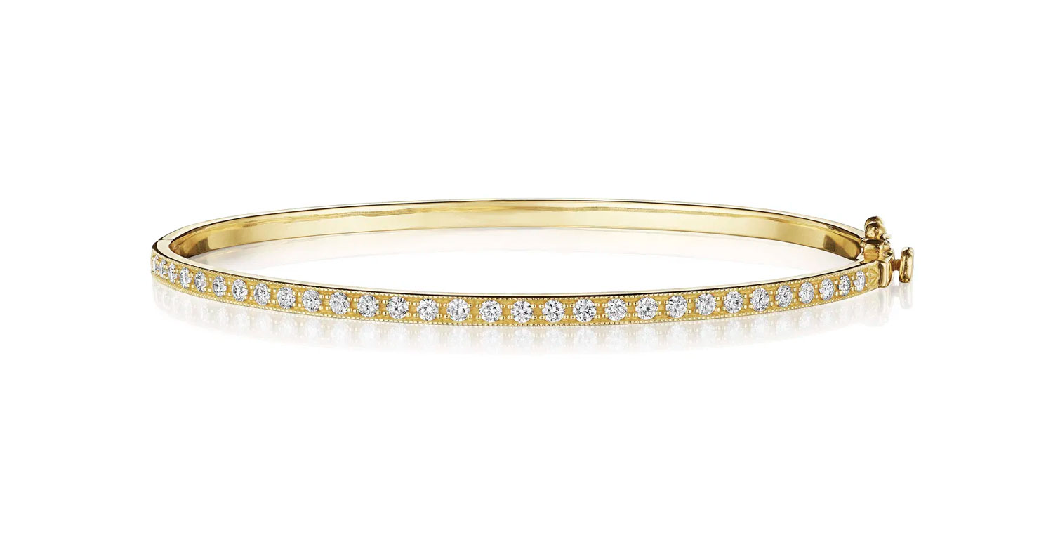 Penny Preville Petite Penny Diamond Bangle Bracelet 