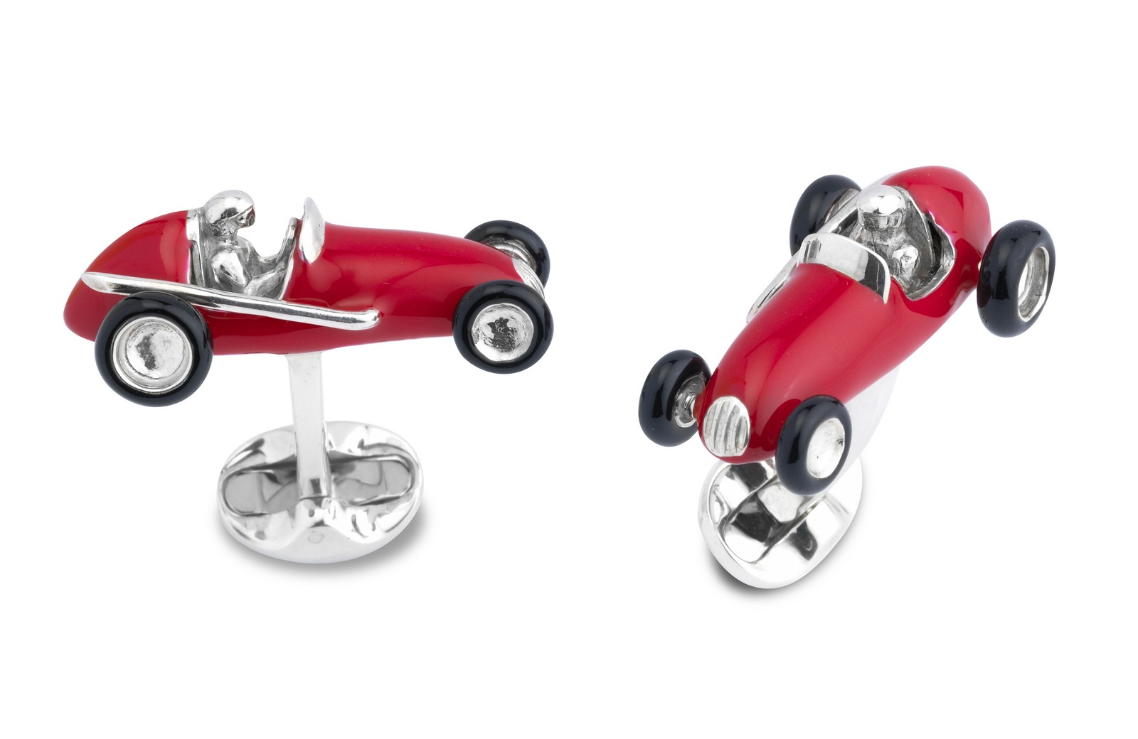 Deakin & Francis Red Racing Car Cufflinks