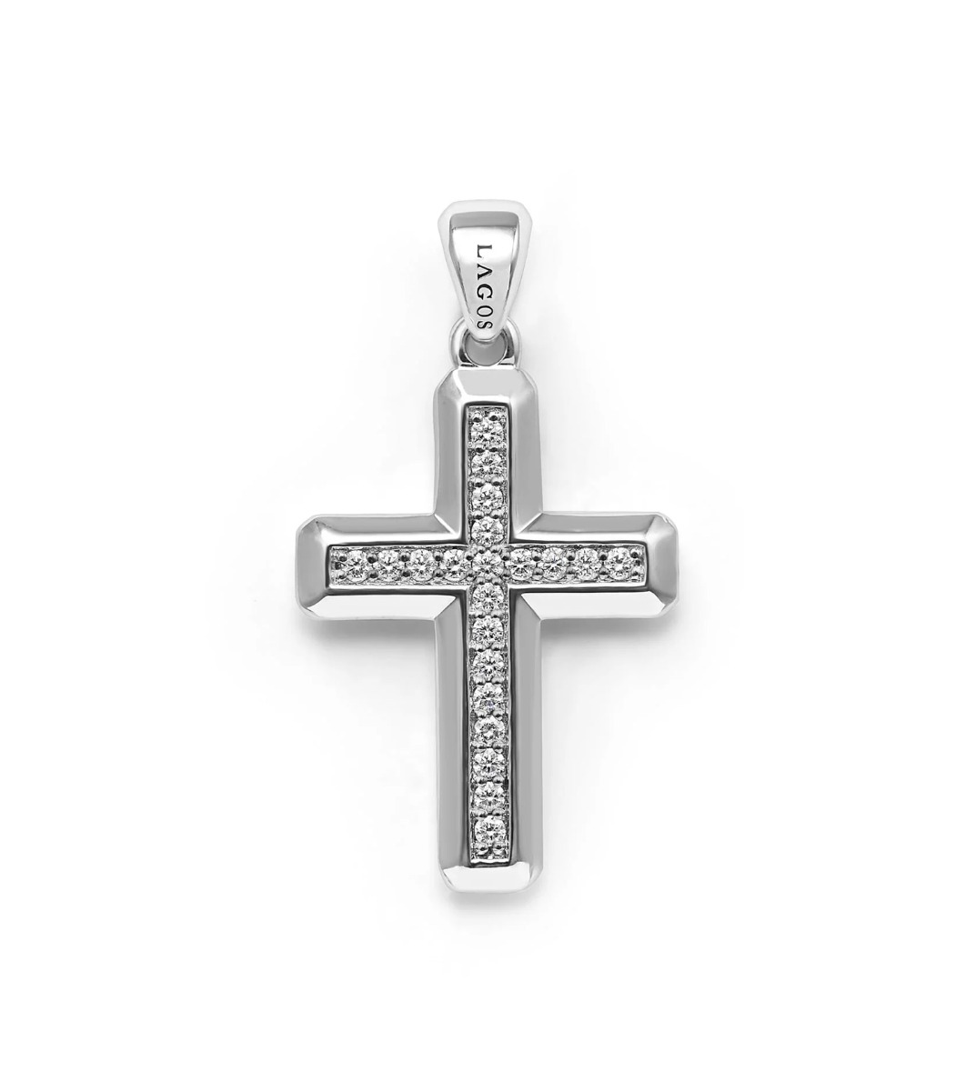 "Anthem" Diamond Cross Amulet