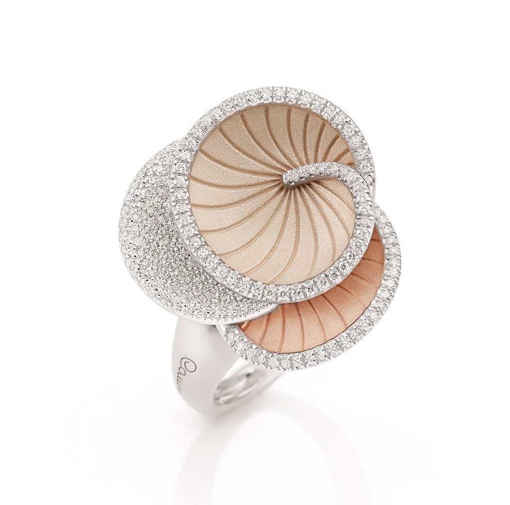 Annamaria Cammilli “Hypnose” Galaxy 18kt Gold Diamond Ring