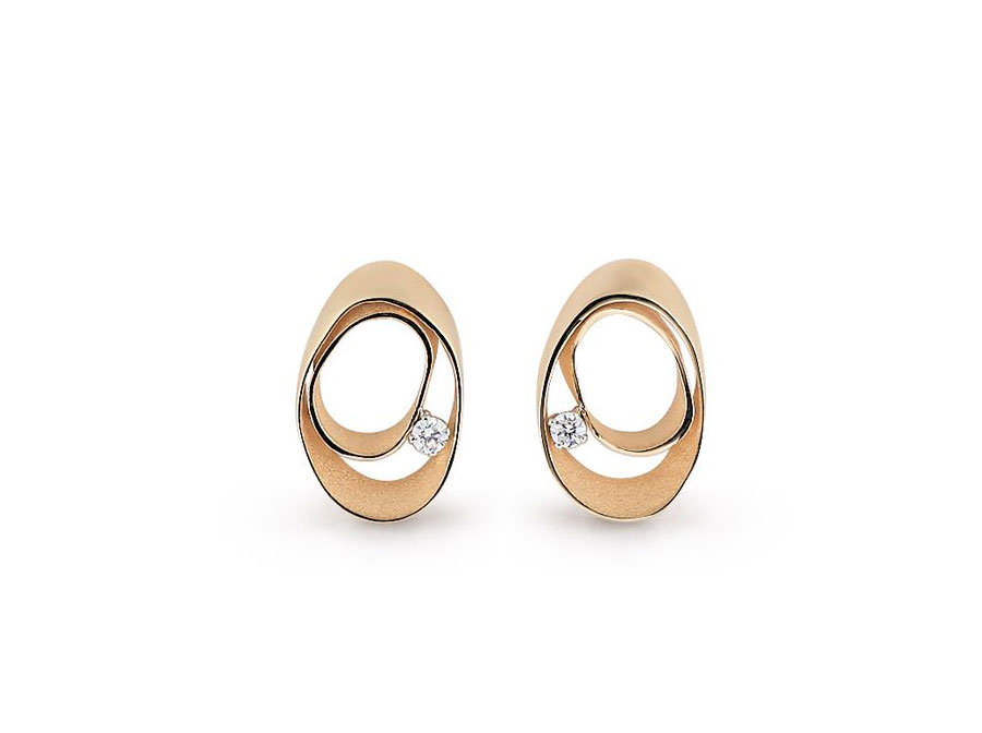 Annamaria Cammilli Dune Earrings 18kt Orange Gold Earrings