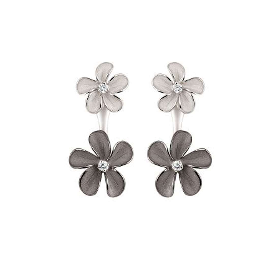 Annamaria Cammilli “Cherry Bloom” 18kt Gold Diamond Earrings 