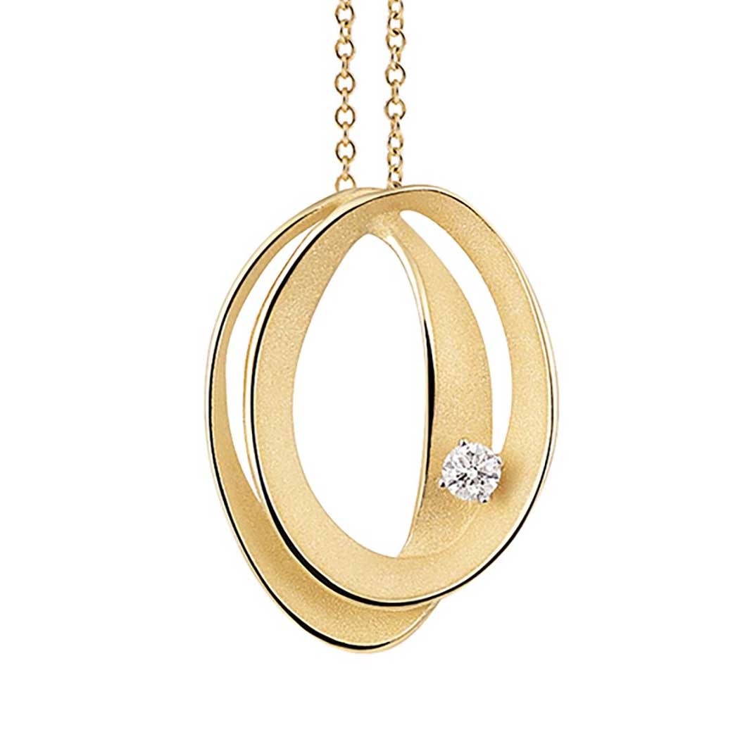  Annamaria Cammilli “Dune” 18kt Yellow Sunrise Gold Pendant Necklace