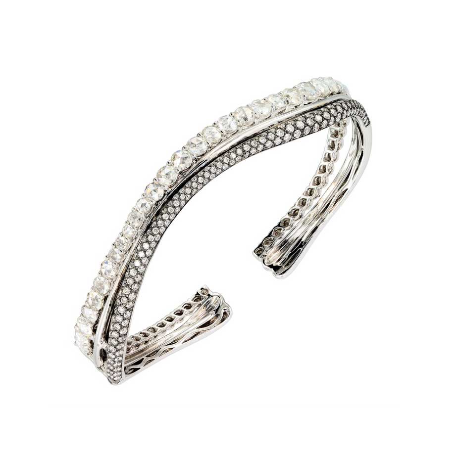 Etho Maria "Tsiki" Diamond Bracelet in 18kt White Gold