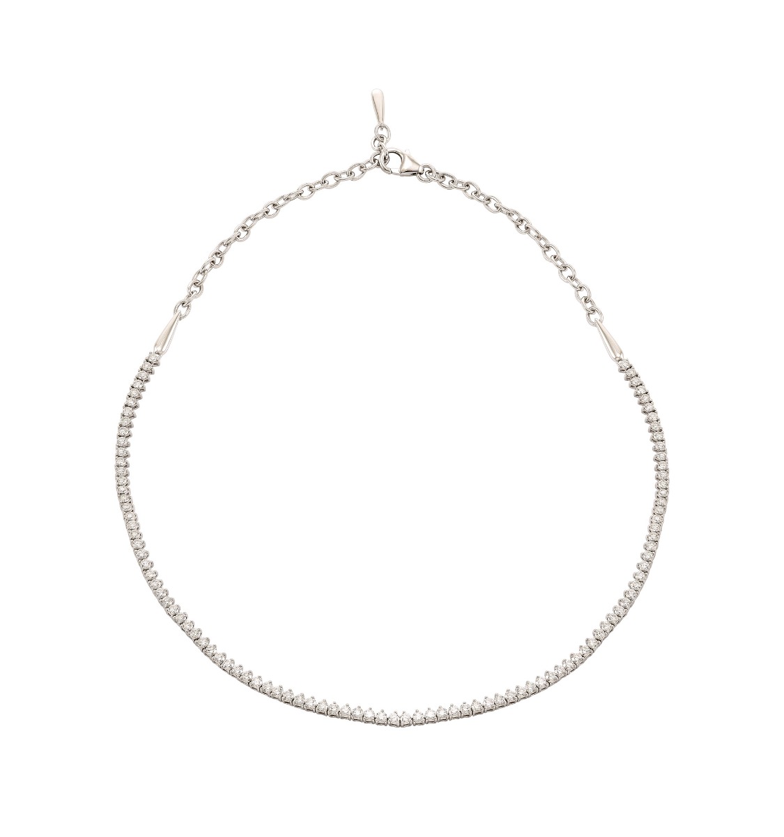 Etho Maria Diamond 16" Necklace in 18kt White Gold