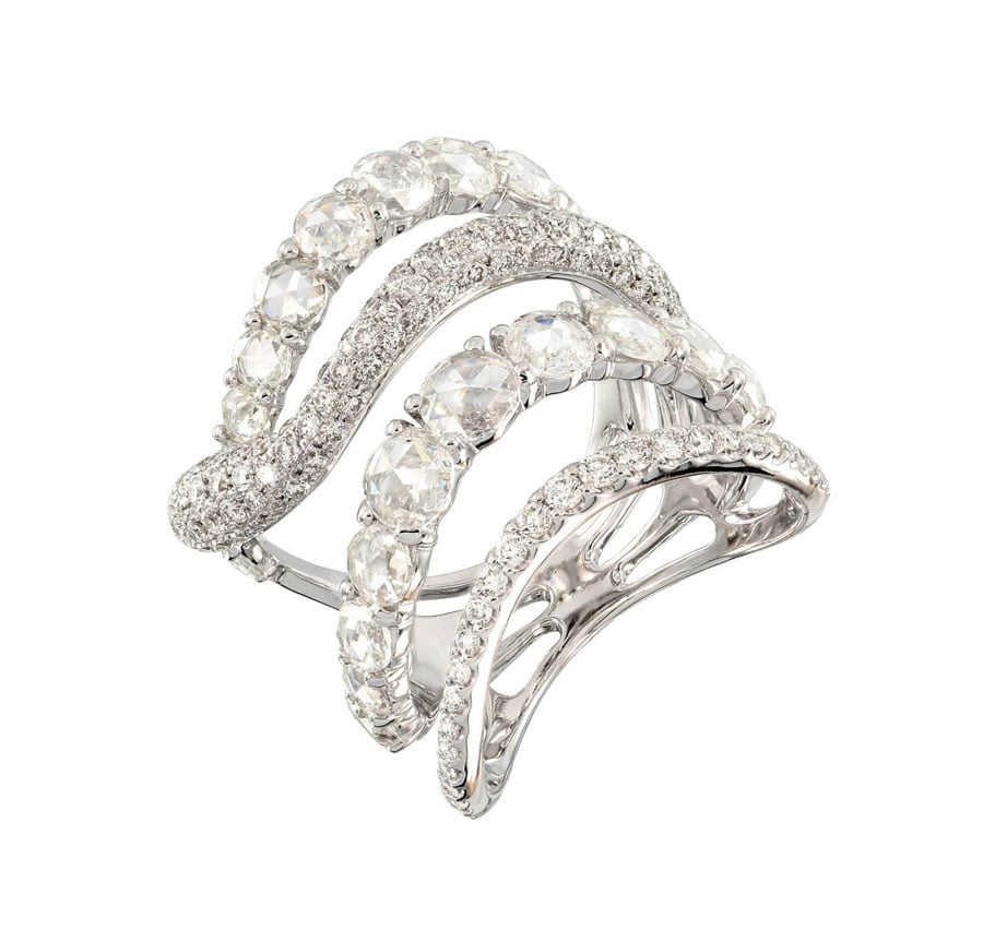 Etho Maria “Tsiki” White Diamond ring in 18kt White Gold