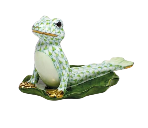 Yoga Frog in Cobra Pose - Key Lime