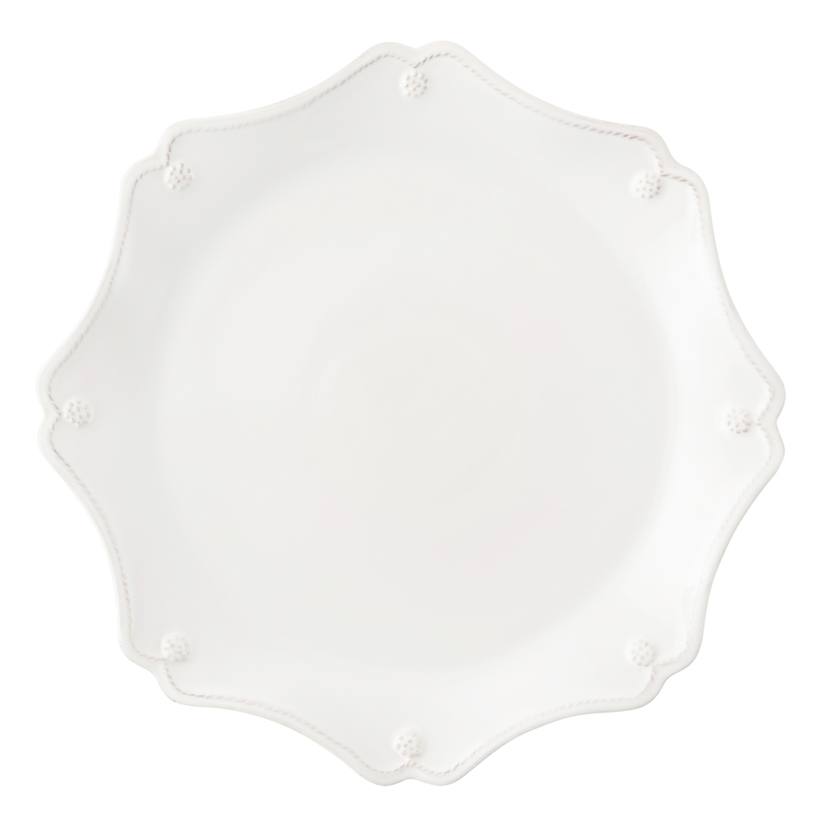Charger/Platter Plate - Whitewash 