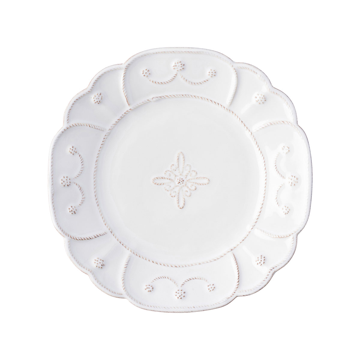 Juliska Jardin Du Monde Dessert Plate - Whitewash 
