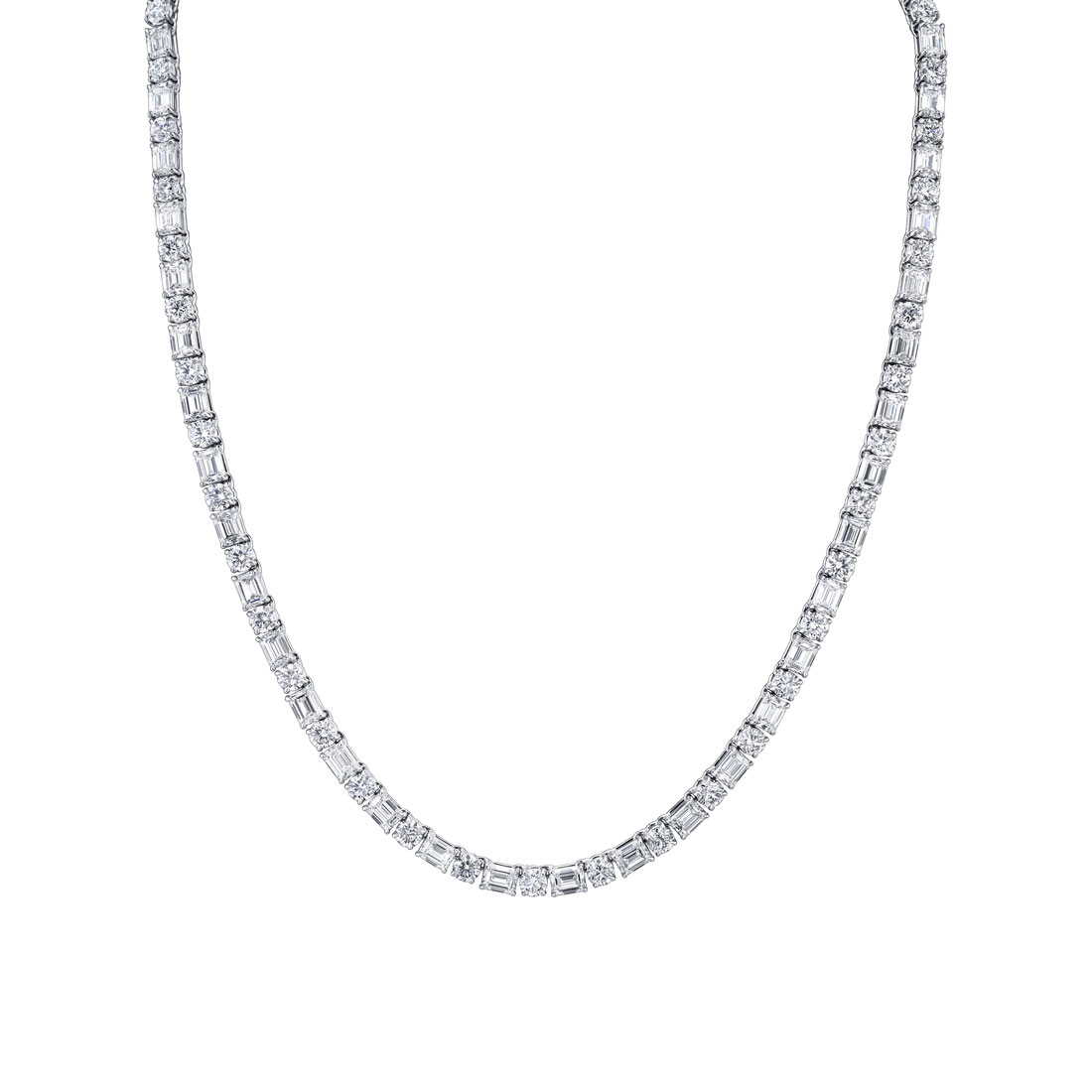 Louis Anthony Jewelers Diamond Necklace in Platinum