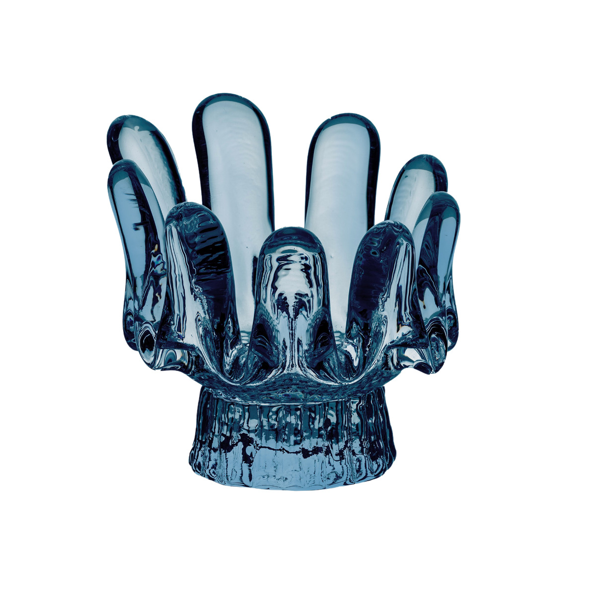 Kosta Boda Sunflower Small Votive, Blue