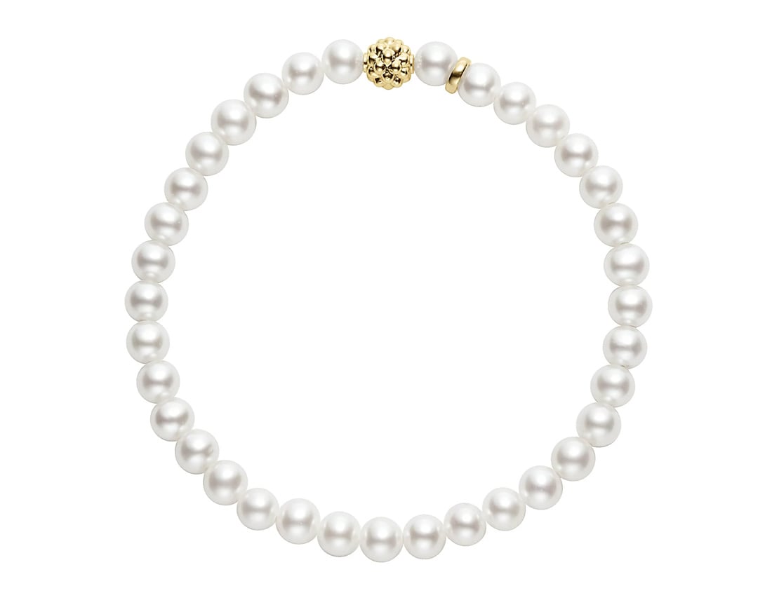 LAGOS "Caviar Icon" Pearl Bead Bracelet