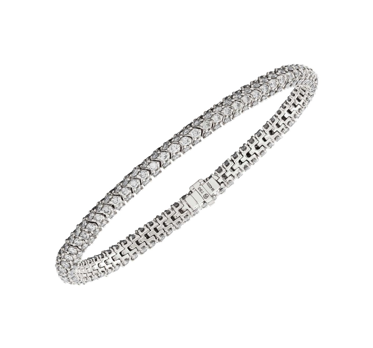 Diamond Tennis Bracelet in 18kt White Gold