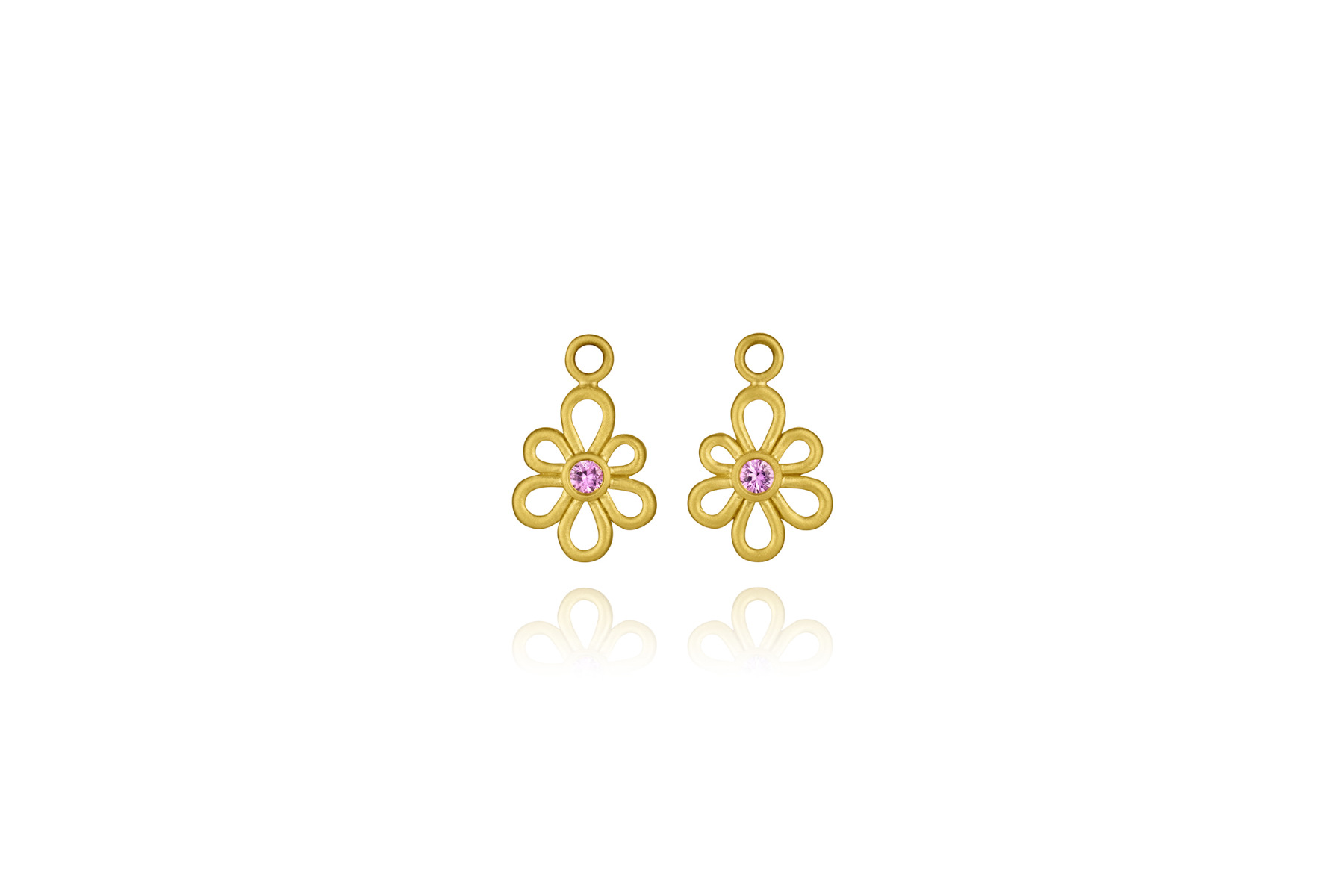 Flora Earring Charms - Purple Sapphire