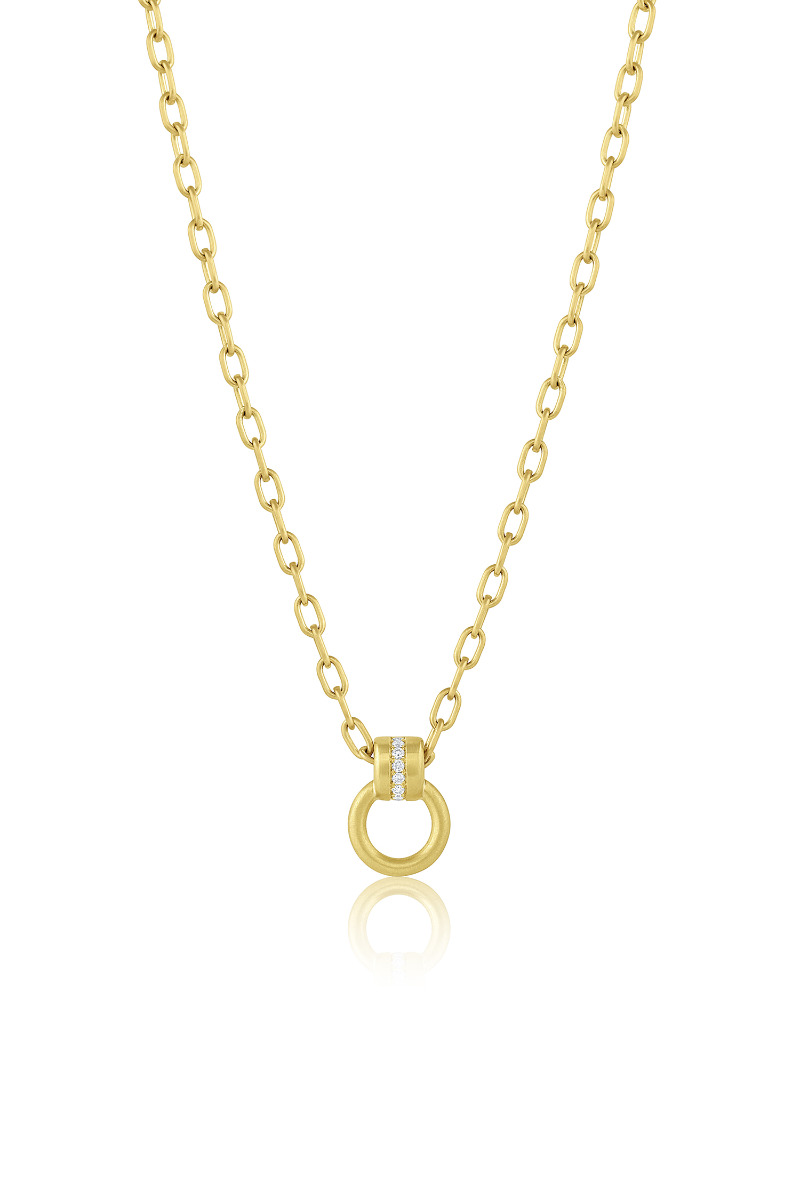 Amani Diamond Ring Necklace