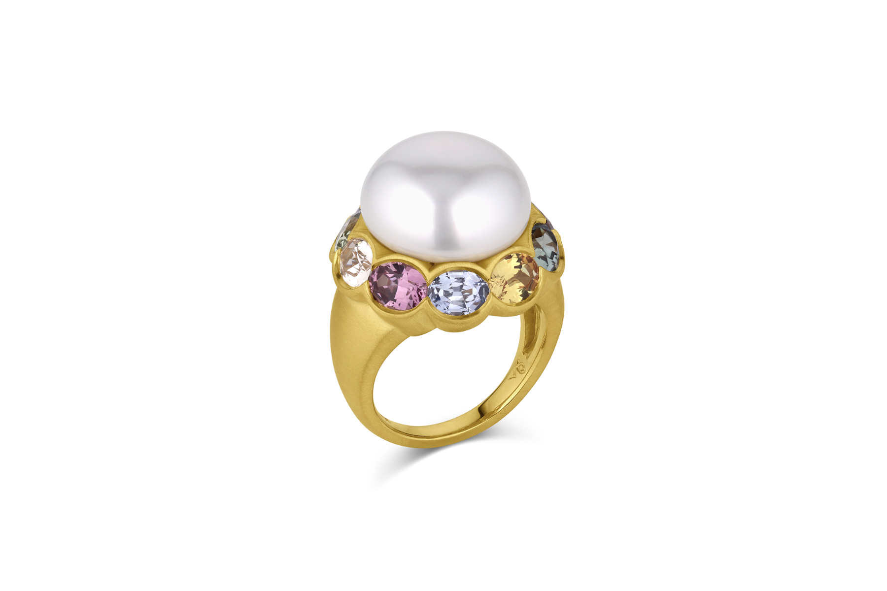 Pearl & Gemstone Ring - South Seas Pearl & Sapphires