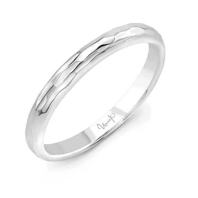 Uneek "Martel" Stackable Band in 14kt White Gold 