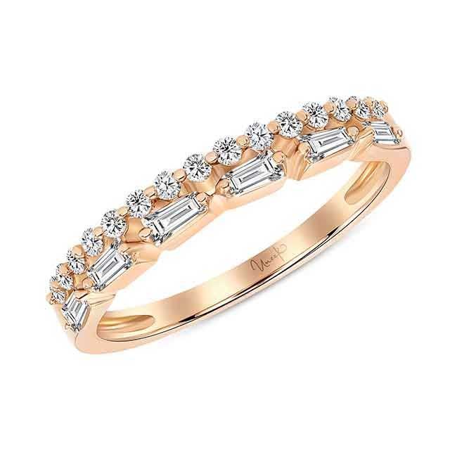 Uneek Diamond Fashion Ring in14kt Rose Gold