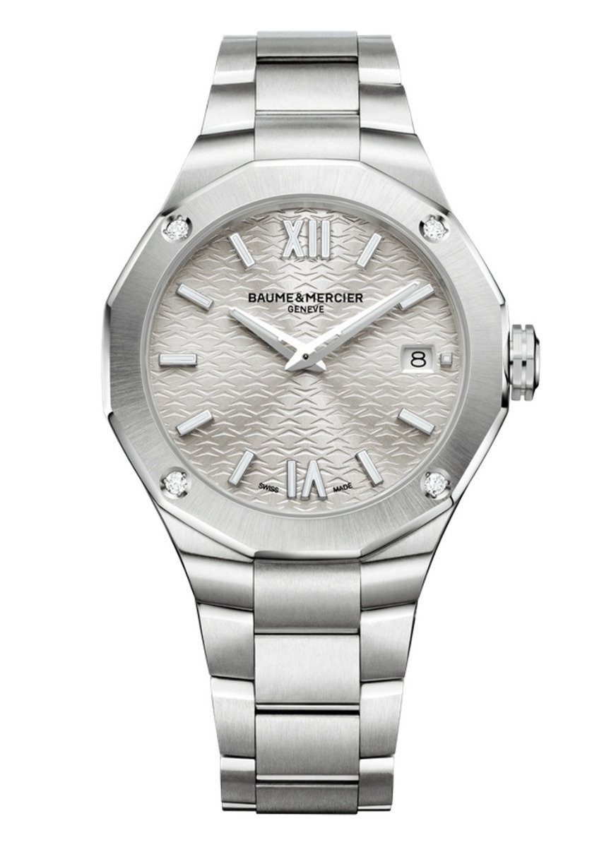  Baume & Mercier Riviera 10614 Women's Quartz Watch, Date Display, Diamond-Set - 36 mm 