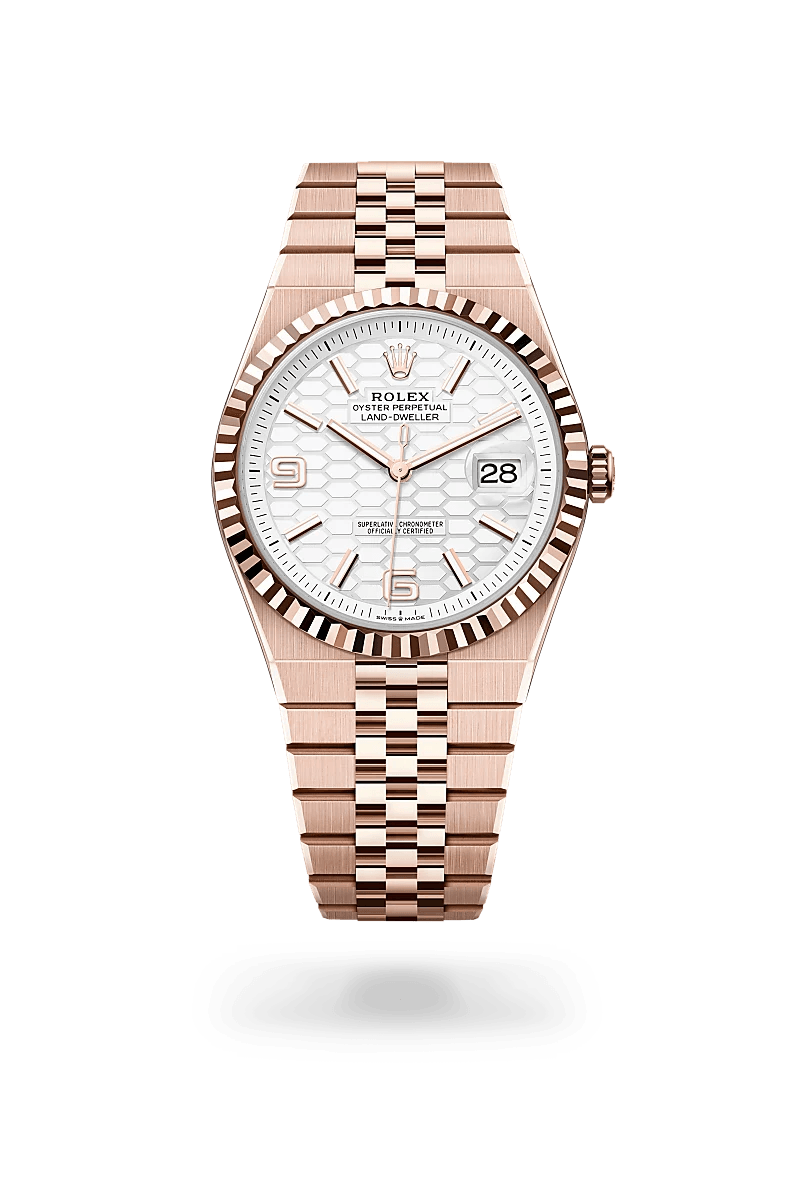 Rolex Land-Dweller 40 in 18 ct Everose gold
