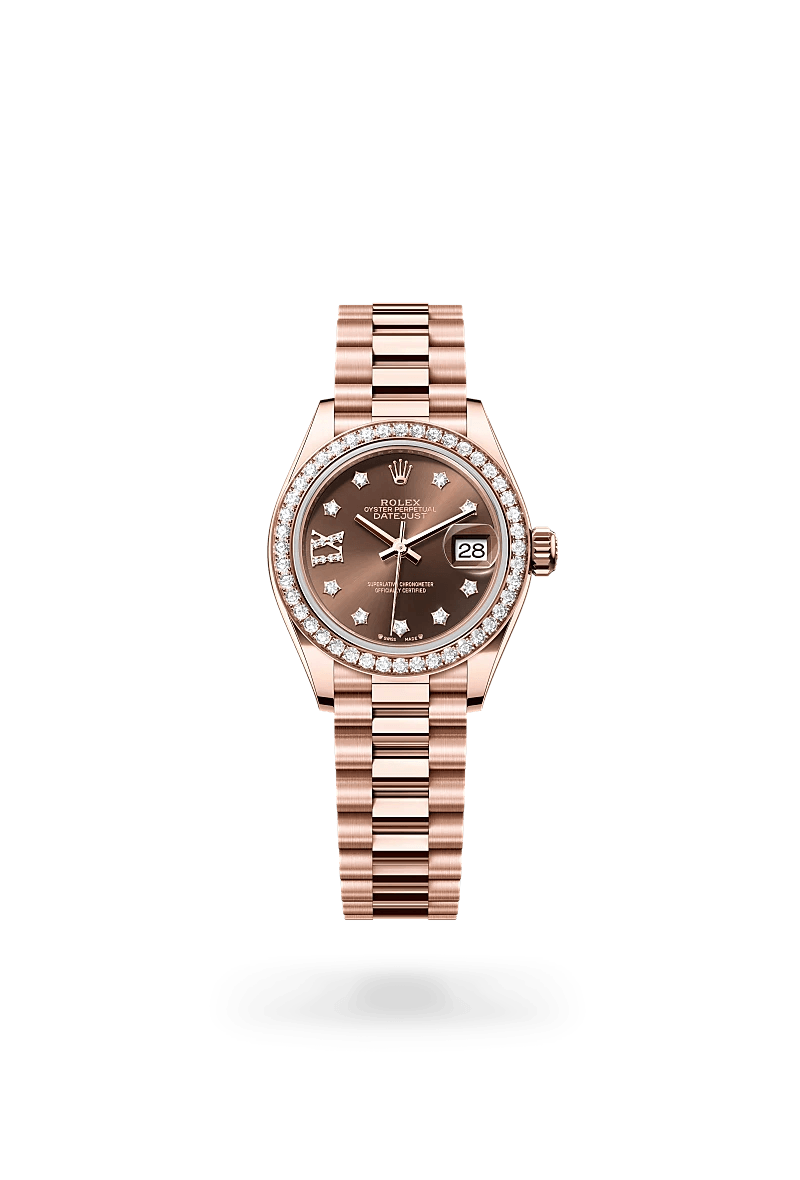 Rolex Lady-Datejust in 18 ct Everose gold