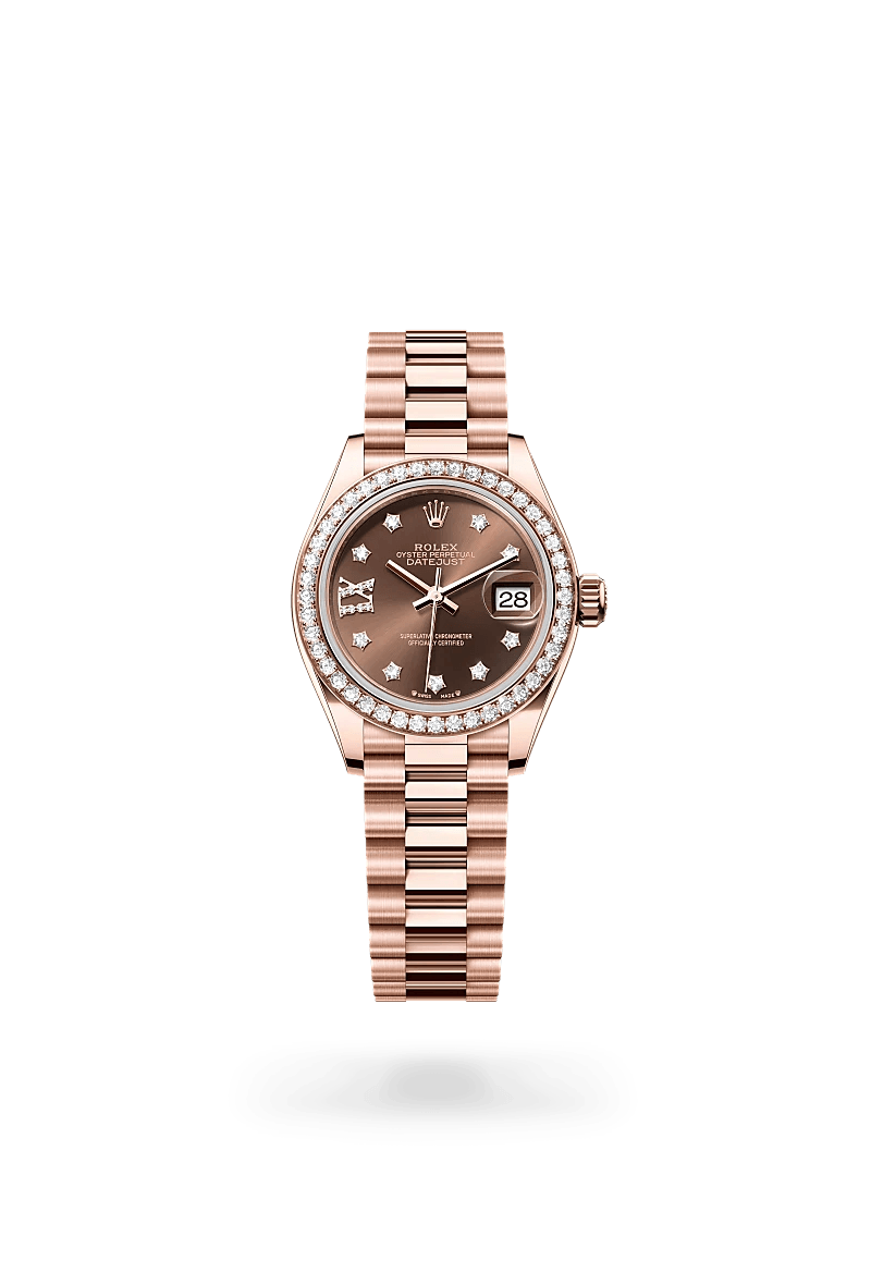 Rolex Lady-Datejust in 18 ct Everose gold