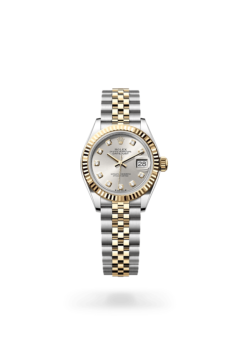 Rolex Lady-Datejust in Yellow Rolesor - combination of Oystersteel and yellow gold