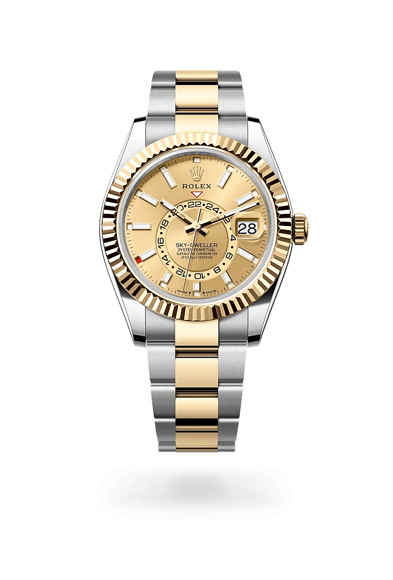 Rolex Sky-Dweller in Yellow Rolesor - combination of Oystersteel and yellow gold