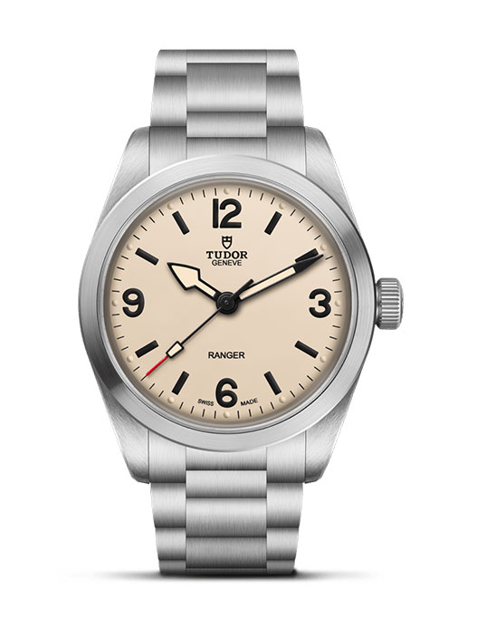 Discover the TUDOR Ranger watch m79930-0007 - 36mm steel case - Beige domed dial