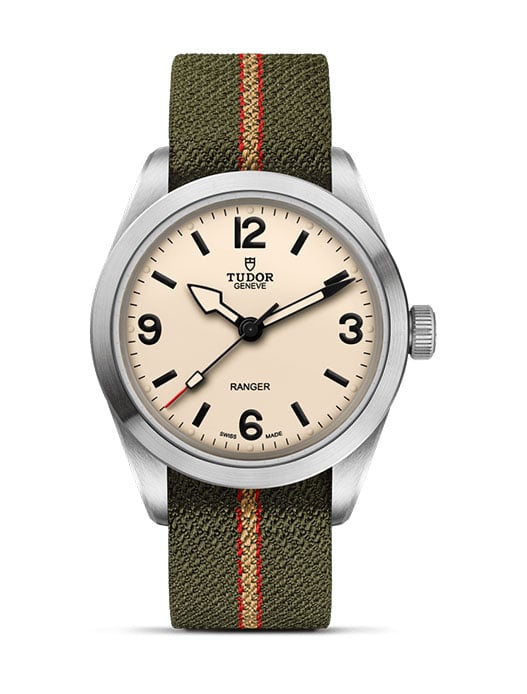 Discover the TUDOR Ranger watch m79950-0011 - 39mm steel case - Beige domed dial