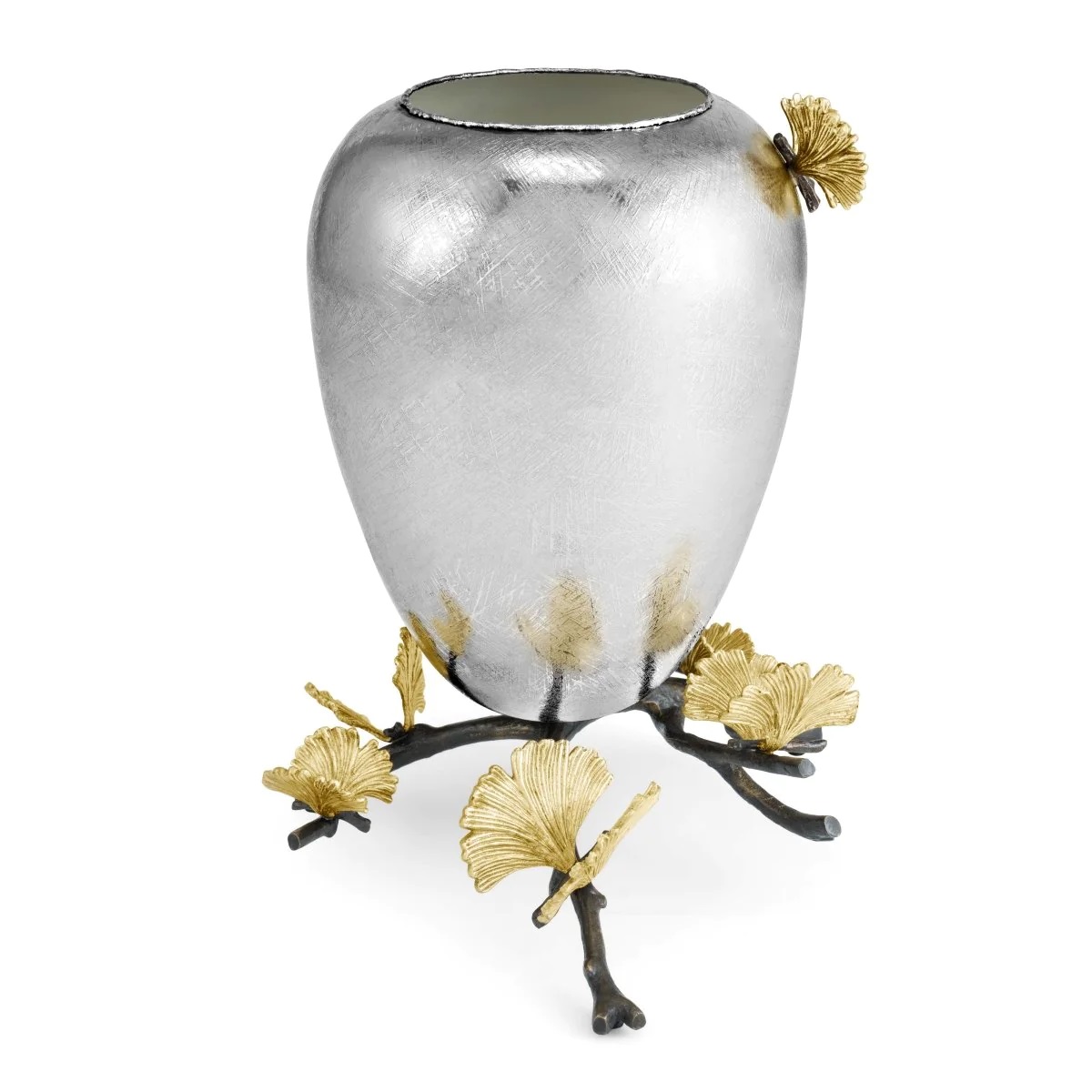Michael Aram Butterfly Ginkgo Large Footed Vase