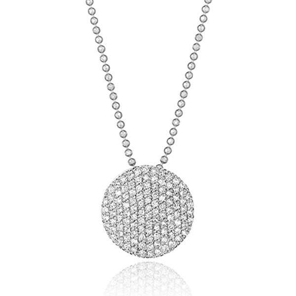 Phillips House "Affair" 14kt White Gold Diamond Infinity Necklace