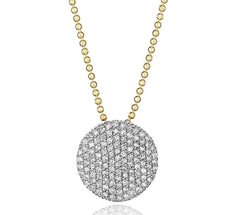 Phillips House "Affair" 14kt Yellow Gold Diamond Infinity Women's Necklace