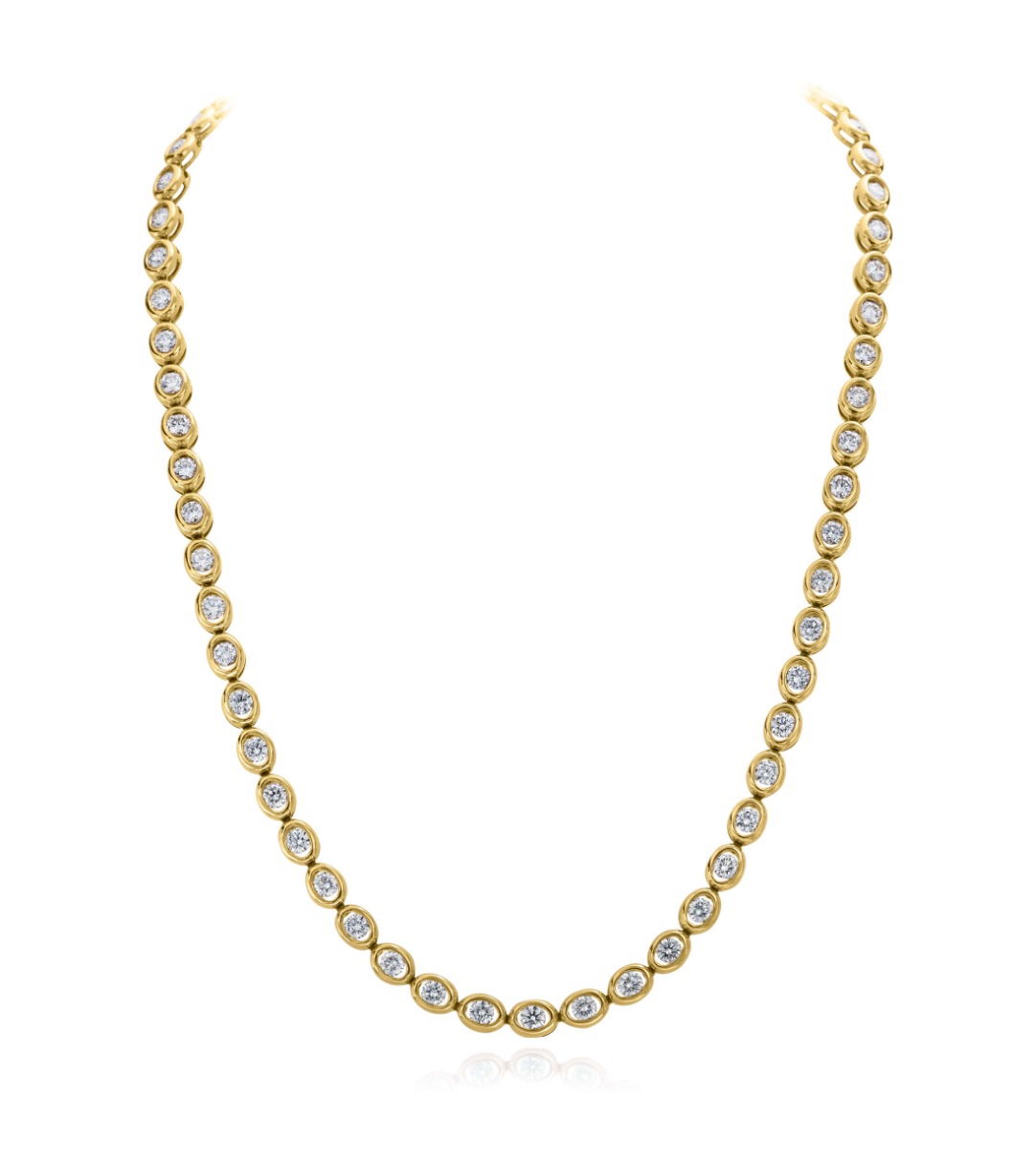 "Oasis" 18kt Yellow Gold Diamond Necklace 