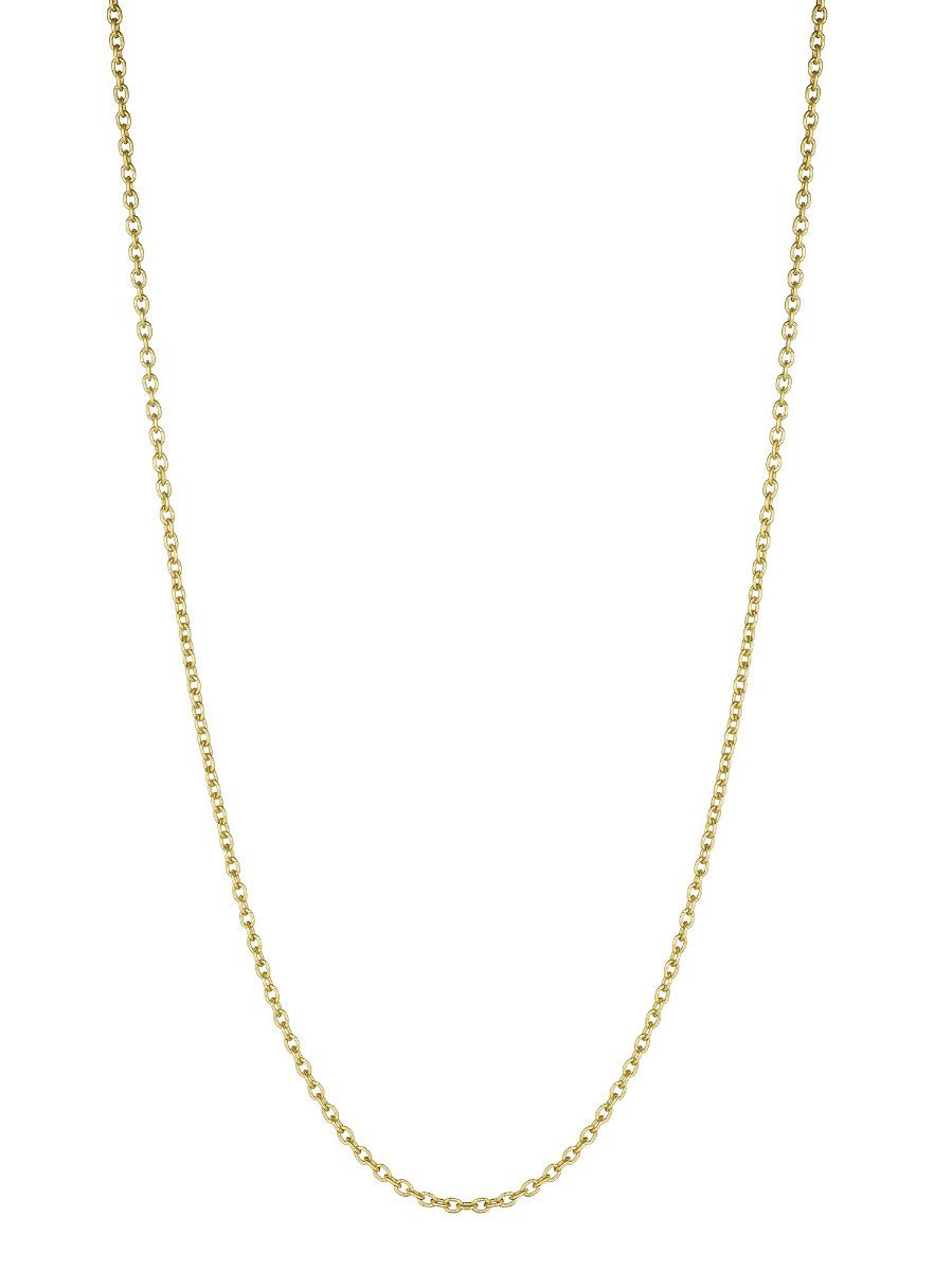 Penny Preville 18kt Green Gold 16" Plain Chain
